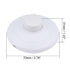 uxcell Inline Foot Pedal Push Button Switch - Round Lamp Light Foot Control ON-OFF Foot Switch (White)