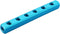 Baomain Aluminum Air Manifold Block, 1/4" PT Threaded, 6-Way 9-Port for Pneumatic Systems