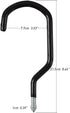 8 Inches Extra Large Mountain Bike Storage Hook Set, Heavy Duty Garage hook Set Pack of 2 by Cozihom