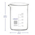 Glass Beaker, 50 ml Borosilicate Graduated Low Form Griffin Beaker with Pouring Spout, 1 Pack, High Temperature