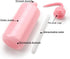 Tattoo Lash Squeeze Bottle, Safety Rinse Bottle, Plastic Squeeze Medical Lab Washing Bottle (Pink & Blue)
