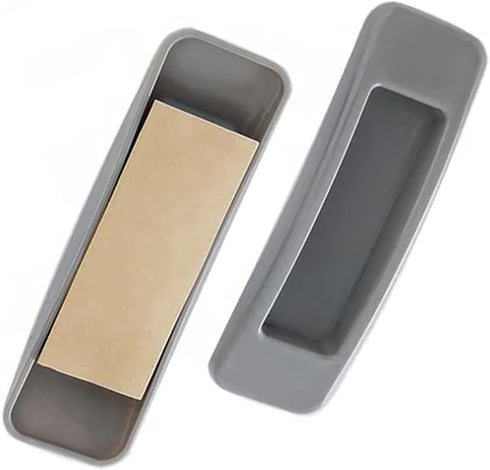 4pcs Self-adhesive Glass Sliding Door Handles, Plastic Auxiliary Puller for Glass Doors, Sliding Door Cabinets