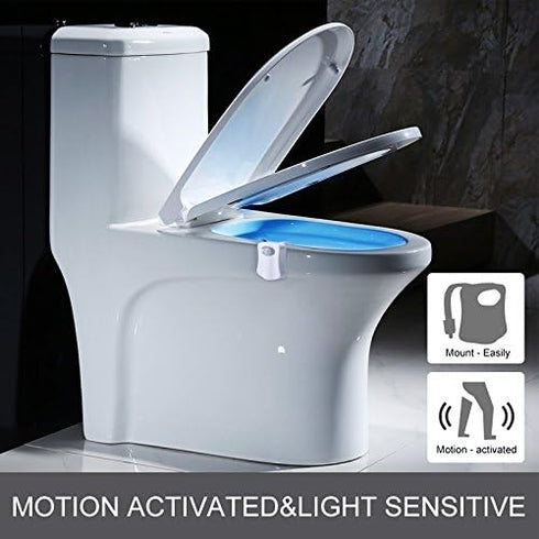 BSASHF 4 Pack Lamp(16 4) Color Changing Toilet Night Light Motion Sensor Led Toilet Motion Activated Led Washroom Night