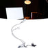 Zerodis Dimmable LED Desk Lamp, Adjustable USB Clip Desk Lamp with 10 Gear Double Head for Bedroom Reading