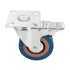 PRETYZOOM Industrial Caster PVC Rolling Wheels Swivel Castor Wheels Lock for Storage