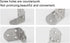 Stainless Steel 90 Degree Right Angle L Brackets, Fastener Corner Braces with Screws, 50mm x 50mm, Pack of 4