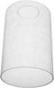 Clear Bubble Glass Lampshade Cylinder Replacement for Floor and Pendant Lights Transparent