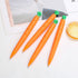 Sencoo 4 Pack Carrot Mechanical Pencil, Creative Student Stationery Gift for Children (0.7mm)