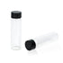 ALWSCI Sample Vials, 19 mm x 65 mm, 3 dram Clear Borosilicate Vials, Pack of 100 with Screw Caps