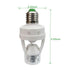 Taigeguang Socket,E26 E27 Bulb (3 Pack) Motion Sensor Light PIR Motion Screw Adapter Indoor Use Only, Auto On Off Night