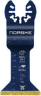 Norske Tools NOTP208 1-3/4 inch Wood & Metal Flush Cut Titanium Oscillating Multi Tool Accessory Blade