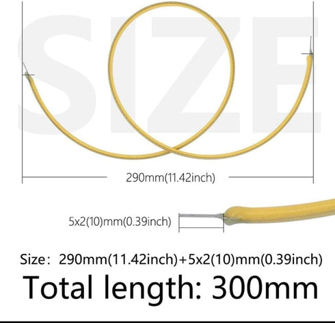 generic DC3V 130/300mm Bulb Light,2200K(300mm,Warm Flexible Filament LED Filament Edison LED Bead Diodes Light