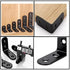 10PCS 90 (100mmX 100mmX20mm) Black Metal Corner Angle Brackets Degree Joint Fastener Flat L-Shape Shelf Support Corner