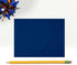 LUXPaper A2 Contour Flap Invitation Envelopes | 50 Qty | 4 3/8" x 5 3/4" | Navy Blue | 80lb. Text