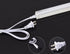 T5 T8 Led Tube Light Power Extension Cord, 6FT/1.8M, 2 Prong, 4PCS with On/Off Switch