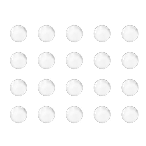 uxcell 5.5mm Solid Round Clear Glass Ball, 500pcs Soda Lime Glass Beads for Boiling Stones