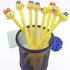FAMOORE Yellow Duck Creative Expression Gel Ink Pen - Cute Kawaii Black Writing Pens, 8PCS