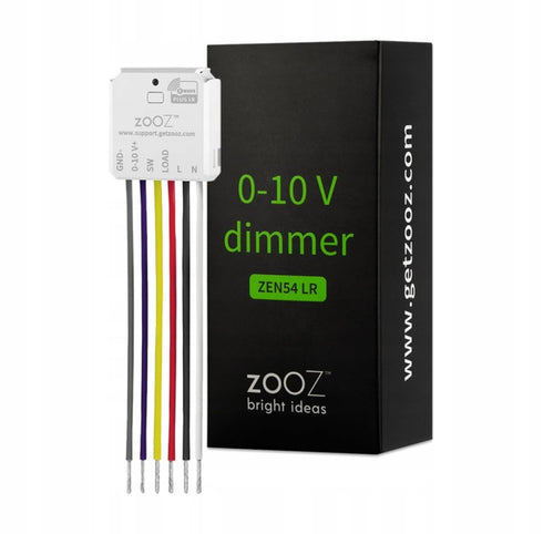 Zooz 700 Series Z-Wave Plus 0-10 V Dimmer ZEN54, Z-Wave Hub Required (Sold Separately)