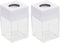 NUOBESTY Paperclip Holder 2Pcs Magnetic Paper Clip Dispenser Boxes Binder Clip Holder Desk Organizer for Home Office