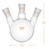 Glass Round Bottom Flask, Heavy Wall Borosilicate Glass Lab Flask with 24/40 Standard Taper Outer Joint