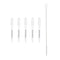 PATIKIL Eye Dropper, 5Pcs 1ml Glass Graduated Pipette with Rubber Cap and Brush for Essential Oils, Lab Experiments,