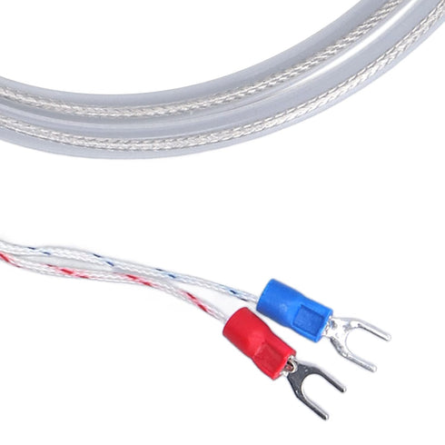 K Thermocouple, PTFE Thermocouple 1 Meter K Temperature Transducer Probe, Industrial Temperature Sensors