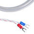 K Thermocouple, PTFE Thermocouple 1 Meter K Temperature Transducer Probe, Industrial Temperature Sensors