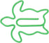 Fancy Paperclips, 100 Pcs Small Paper Clips, Strong Clamping for School Use (Sea Turtle)