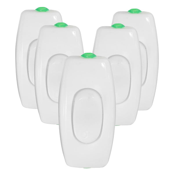 ABOOFAN 5Pcs Compact Lamp Replacement Switches Convenient Inline Switch for Bedside Table