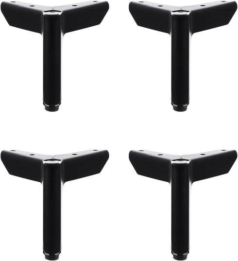 NESTINGHO 4pcs Metal Furniture Support Feet 100mm Triangle Sofa Cabinet Legs for Dresser