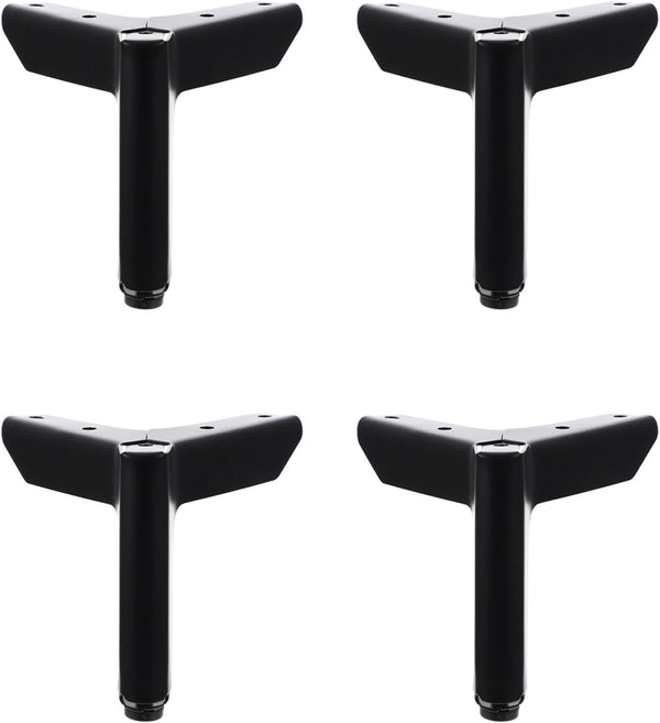 NESTINGHO 4pcs Metal Furniture Support Feet 100mm Triangle Sofa Cabinet Legs for Dresser