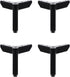 NESTINGHO 4pcs Metal Furniture Support Feet 100mm Triangle Sofa Cabinet Legs for Dresser