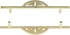 2Pack Brushed Gold Drawer Pulls, Half Moon Zinc Alloy Drop Handle for Kitchen Furniture Wardrobe Cupboard