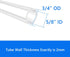 5/8" 3/4" (9.84 Quickun Silicone Tubing, ID x OD Food Grade Tubing High Temp Pure Flexible Silicone Hose Line Tube