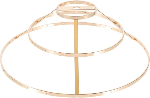3-Tier Lampshade Frame, Lamp Ring Support, Iron Metal Material, for DIY Pendant