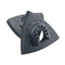 2pcs Black Triangular Hook & Loop Oscillating Multitool Sanding Pads for Quick Release Oscillating Power Tool