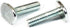 POWERTEC 1/4"-20 T Track Bolts, 20 Pack, 1 Inch Long T Slot Bolts for Woodworking Jigs