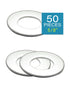 5/8 Inch SAE Flat Washers, Pack of 50, Premium 304 Stainless Steel Washers for Secure Fastening