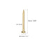 uxcell Small Tiny Brass Nails 1.2x15mm for DIY Decorative Pictures Wooden Boxes Household Accessories 50pcs