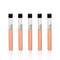 ULAB 30ml Test Tubes with Black Screw Caps, Dia.20x150mm, Marking Area, Pack of 12, Borosilicate Glass, UTT1014