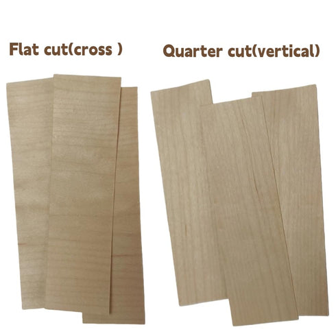 60 Pack,35 25 5.5" x2",Pre Maple Fingerboard Wood Veneer Vertical Cross,Size Cut for Fingerboard Deck DIY Marquetry