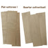 60 Pack,35 25 5.5" x2",Pre Maple Fingerboard Wood Veneer Vertical Cross,Size Cut for Fingerboard Deck DIY Marquetry