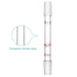 stonylab Glass 14/20 Straight Laboratory Adapter, Borosilicate Glass, 30 mm Between Two 14/20 Ground Joints (70 mm)