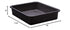 Teacher Created Resources Large Black Plastic Letter Tray, Pack of 6