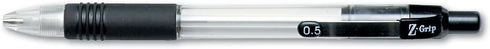 Zebra 52310 Z-Grip Mechanical Pencil - HB, .5mm - Clear - Dozen