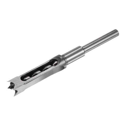 uxcell Square Hole Drill Bit, 3/4" High-Carbon Steel Hollow Chisel Mortise Power Tool for Woodworking
