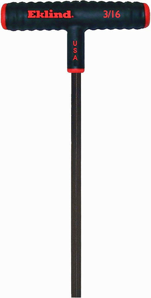 Eklind Tool 61912, 3/16 Inch Power-T T-Handle Hex T-Key Allen Wrench