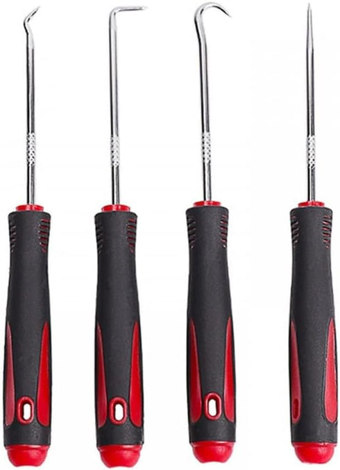 4-Piece Ordinary Set, Oil Seal Hook and Screwdriver, Pull Out Hook for Automotive, Electronics, Home Repair Tools
