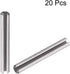uxcell M3 x 25mm Slotted Spring Pin - 20Pcs 304 Stainless Steel Split Roll Dowel Pins, Plain Finish