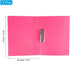 PATIKIL 9.3x12.2" Punchless Binder Clamp, 2 Pcs Plastic Clip Binder Without Rings for A4 Size Paper, Rose Red